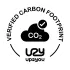 verified carbon footprint white